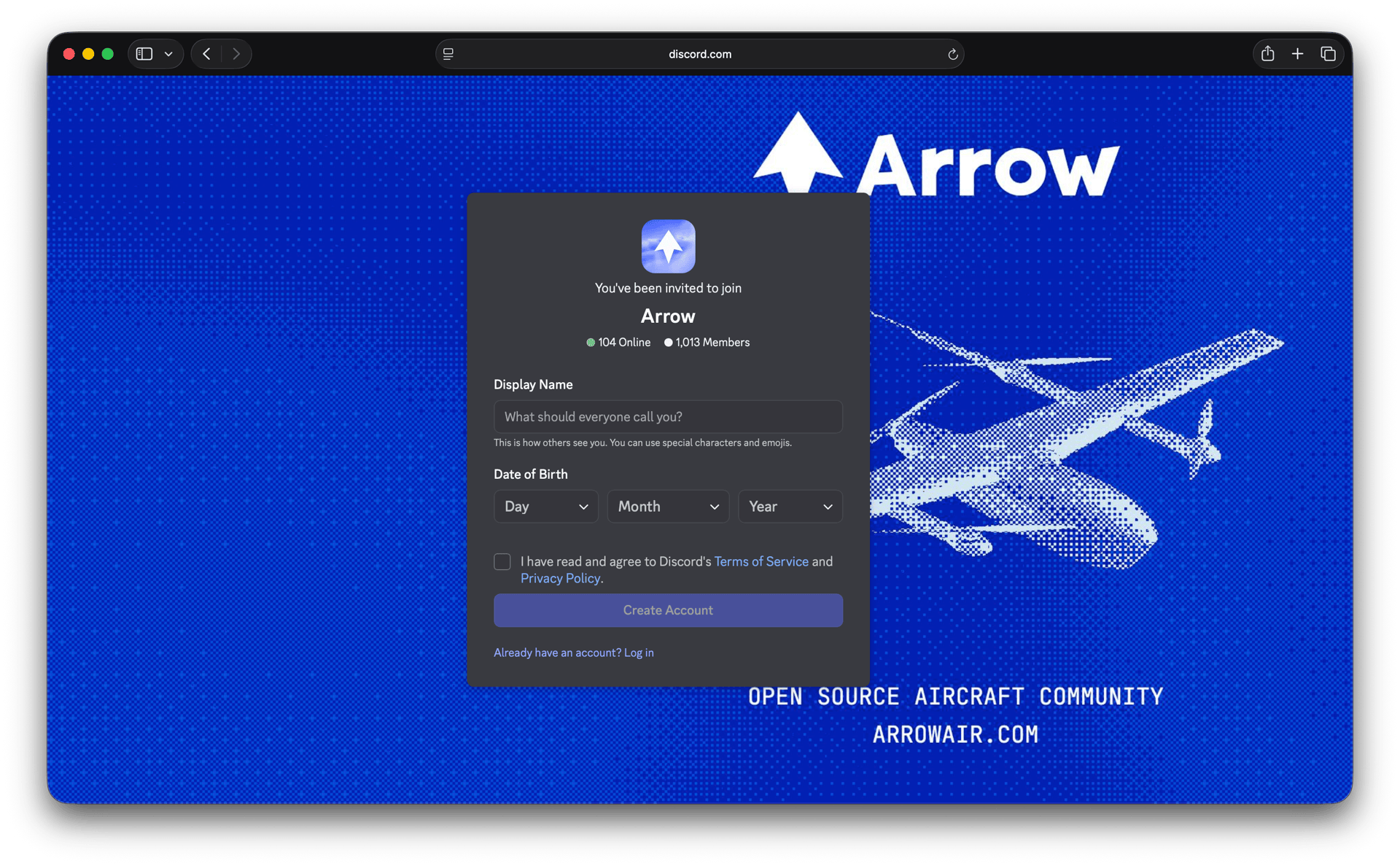 Arrow Discord server invite